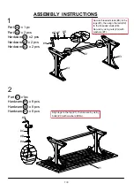 Preview for 7 page of Furniture of America CM3389T Assembly Instructions Manual