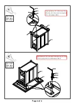 Preview for 4 page of Furniture of America CM3391PT Assembly Instructions