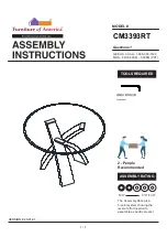 Preview for 1 page of Furniture of America CM3393RT Assembly Instructions Manual