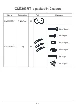 Preview for 6 page of Furniture of America CM3393RT Assembly Instructions Manual