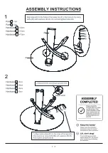 Preview for 7 page of Furniture of America CM3393RT Assembly Instructions Manual