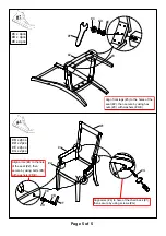 Preview for 5 page of Furniture of America CM3396AC-2PK Assembly Instructions