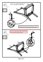 Preview for 4 page of Furniture of America CM3396SC-2PK Assembly Instructions