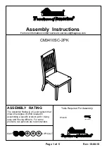 Preview for 1 page of Furniture of America CM3410SC-2PK Assembly Instructions