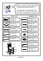 Preview for 3 page of Furniture of America CM3413PC-2PK Assembly Instructions