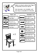 Preview for 3 page of Furniture of America CM3413SC-2PK Assembly Instructions