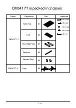 Preview for 6 page of Furniture of America CM3417T Assembly Instructions Manual