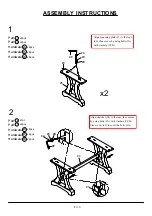 Preview for 8 page of Furniture of America CM3417T Assembly Instructions Manual