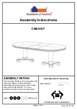 Furniture of America CM3418T Assembly Instructions preview