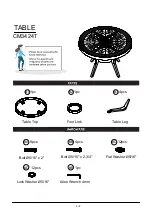 Preview for 5 page of Furniture of America CM3424T Assembly Instructions Manual