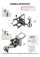 Preview for 6 page of Furniture of America CM3433PC-2PK Assembly Instructions Manual