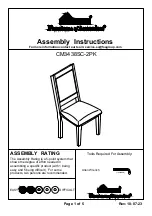 Furniture of America CM3438SC-2PK Assembly Instructions preview