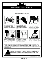 Preview for 2 page of Furniture of America CM3438SC-2PK Assembly Instructions