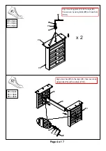 Preview for 4 page of Furniture of America CM3438T Assembly Instructions Manual