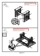 Preview for 5 page of Furniture of America CM3438T Assembly Instructions Manual