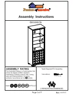 Preview for 1 page of Furniture of America CM3441CN Assembly Instructions Manual