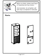 Preview for 3 page of Furniture of America CM3441CN Assembly Instructions Manual