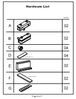 Preview for 4 page of Furniture of America CM3441CN Assembly Instructions Manual