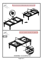 Preview for 5 page of Furniture of America CM3452T Assembly Instructions