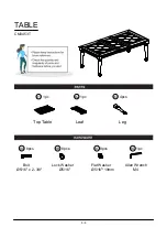 Preview for 5 page of Furniture of America CM3453T Assembly Instructions Manual