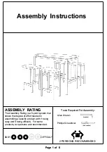 Furniture of America CM3454PT-60-5PK Assembly Instructions Manual preview