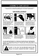 Preview for 2 page of Furniture of America CM3454PT-60-5PK Assembly Instructions Manual