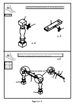 Preview for 5 page of Furniture of America CM3455T Assembly Instructions Manual