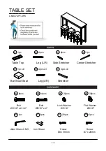 Preview for 5 page of Furniture of America CM3474PT-4PK Assembly Instructions Manual