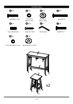 Preview for 6 page of Furniture of America CM3475PT-3PK Assembly Instructions Manual