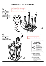 Preview for 9 page of Furniture of America CM3475PT-3PK Assembly Instructions Manual