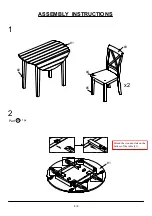 Preview for 6 page of Furniture of America CM3477RT-3PK Assembly Instructions Manual