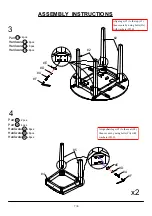 Preview for 7 page of Furniture of America CM3477RT-3PK Assembly Instructions Manual