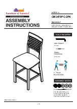 Furniture of America CM3479PC-2PK Assembly Instructions Manual preview