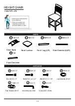 Preview for 5 page of Furniture of America CM3479PC-2PK Assembly Instructions Manual