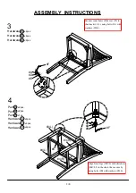 Preview for 7 page of Furniture of America CM3479PC-2PK Assembly Instructions Manual