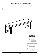 Preview for 8 page of Furniture of America CM3487BN Assembly Instructions Manual