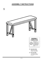 Preview for 8 page of Furniture of America CM3487PBN Assembly Instructions Manual