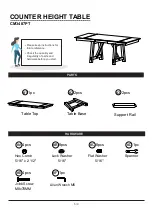 Preview for 5 page of Furniture of America CM3487PT Assembly Instructions Manual