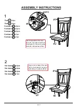 Предварительный просмотр 6 страницы Furniture of America CM3487SC-2PK Assembly Instructions Manual