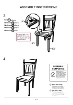 Предварительный просмотр 7 страницы Furniture of America CM3487SC-2PK Assembly Instructions Manual