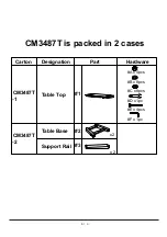 Preview for 6 page of Furniture of America CM3487T Assembly Instructions Manual