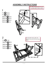 Preview for 7 page of Furniture of America CM3487T Assembly Instructions Manual