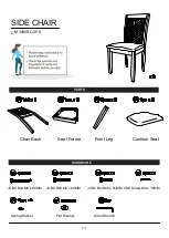 Предварительный просмотр 5 страницы Furniture of America CM3490SC-2PK Assembly Instructions Manual