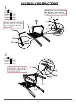 Предварительный просмотр 6 страницы Furniture of America CM3490SC-2PK Assembly Instructions Manual