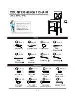 Preview for 5 page of Furniture of America CM3492PC-2PK Assembly Instructions Manual