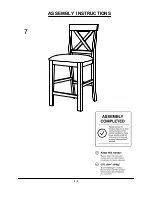 Preview for 9 page of Furniture of America CM3492PC-2PK Assembly Instructions Manual