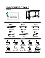 Preview for 5 page of Furniture of America CM3492PT Assembly Instructions Manual