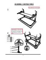 Preview for 7 page of Furniture of America CM3492PT Assembly Instructions Manual