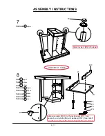 Предварительный просмотр 9 страницы Furniture of America CM3493PT-5PK Assembly Instructions Manual