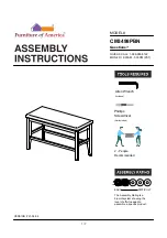 Furniture of America CM3498PBN Assembly Instructions Manual preview